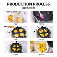 Four-hole Omelet PanBreakfast Grill Pan Cooking Pot